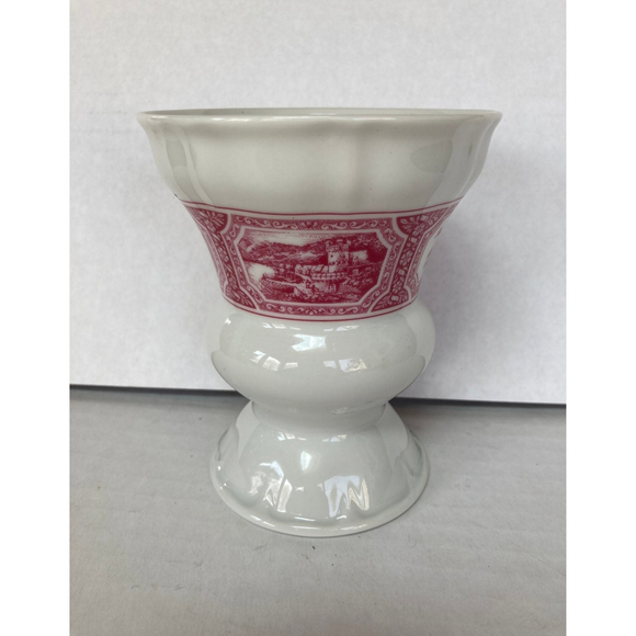 VILLEROY and BOCH Rüdesheimer Kaffee Porcelain Heinrich Footed Mug 3.75 inches - Picture 7 of 8